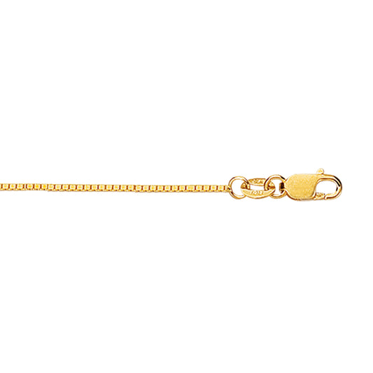 Royal Chain 18K Gold 0.78mm Classic Box Chain KBOX053