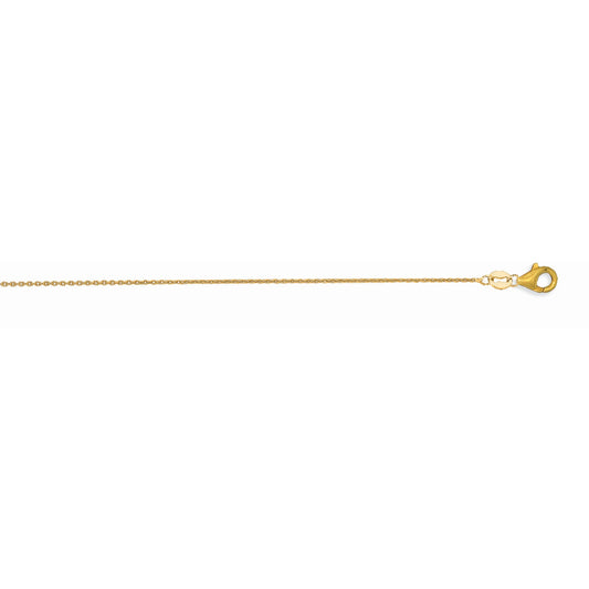 Royal Chain 18K Gold 0.97mm Cable Chain KRF025