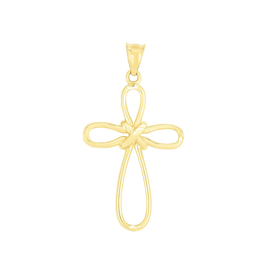 Royal Chain 14K Gold Cross PD9630
