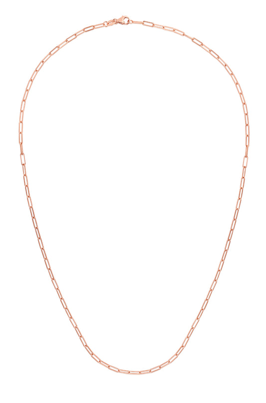 Royal Chain 14K Gold 24" 2.1mm Paperclip Chain PPCLIP055