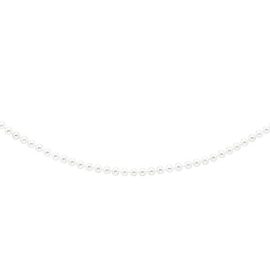 Royal Chain 14K Gold 6.5-7.0MM Pearl Strand Necklace PRL102