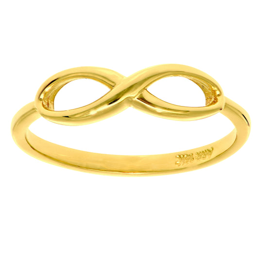 Royal Chain 14K Gold Polished Infinity Ring R1450