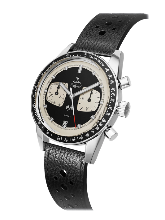 Yema Rallygraf Meca-Quartz Reverse Panda Watch YMHF1580-AA
