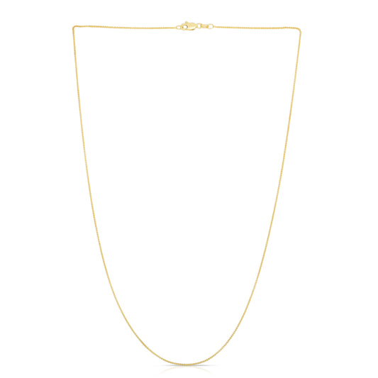 Royal Chain 14K Gold .6mm Round Wheat Chain RW020