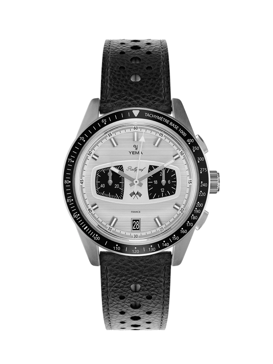 Yema Rallygraf Meca-Quartz II Panda Watch YMHF1584-BA