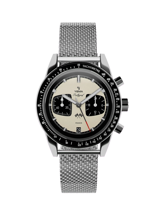 Yema Rallygraf Meca-Quartz Panda Watch YMHF1580-BM