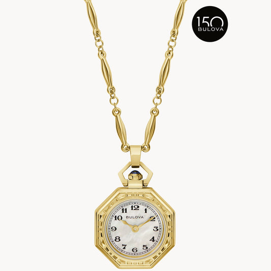 Bulova Rubaiyat Pendant Necklace Watch 97L182