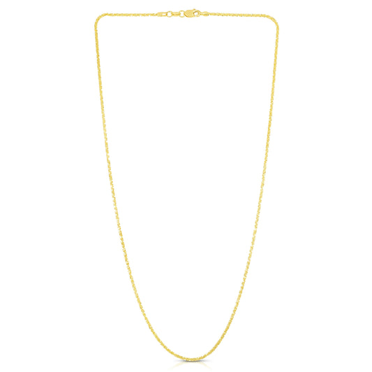 Royal Chain 14K Gold 1.5mm Sparkle Chain SC025