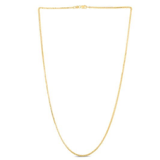 Royal Chain 14K Gold 1.8mm Square Wheat Chain SW045
