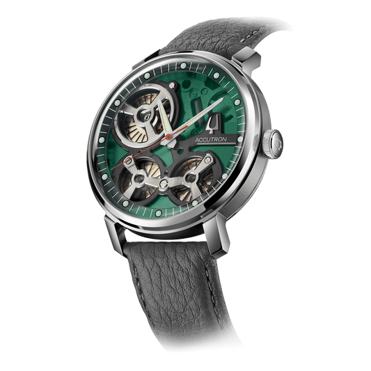 Accutron Stainless Steel Electrostatic Mens Watch 2ES6A005