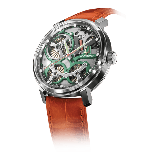 Accutron 18 Karat Gold Electrostatic Mens Watch 2ES6A004