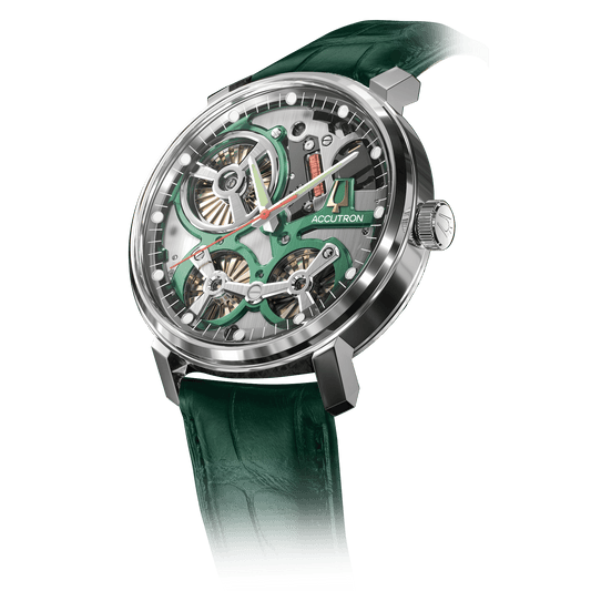 Accutron Stainless Steel Electrostatic Mens Watch 2ES6A003