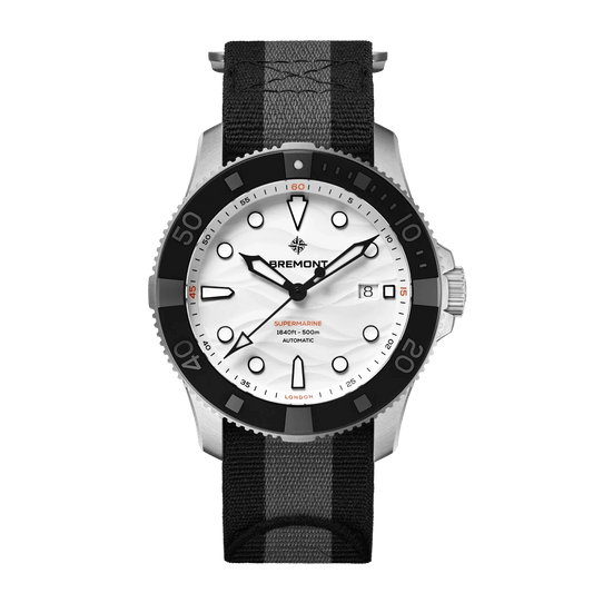 Bremont Supermarine 500m, Polar White SM43-DT-SS-WH-N-S