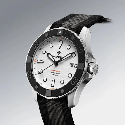 Bremont Supermarine 500m, Polar White SM43-DT-SS-WH-N-S