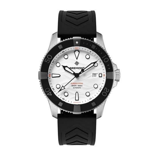 Bremont Supermarine 500m, Polar White SM43-DT-SS-WH-R-S