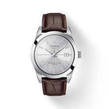 Load image into Gallery viewer, TISSOT GENTLEMAN POWERMATIC 80 SILICIUM BROWN LEATHER 40MM
