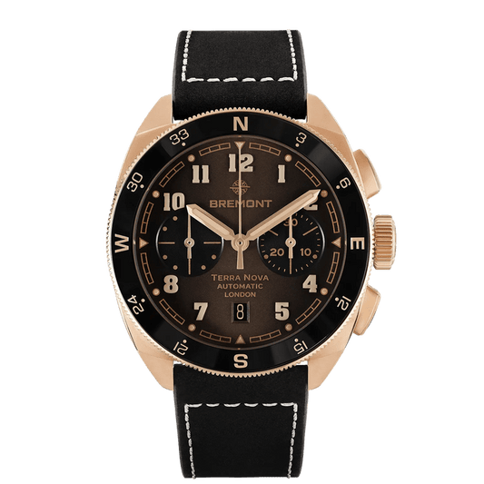 Bremont Terra Nova 42.5 Chronograph, Rose Gold TN42-CHR-RG-BR-L-S