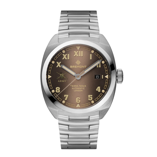 Bremont HMAF Terra Nova 40.5mm Date Bracelet TN40-DT-SS-HMAF-BR-B