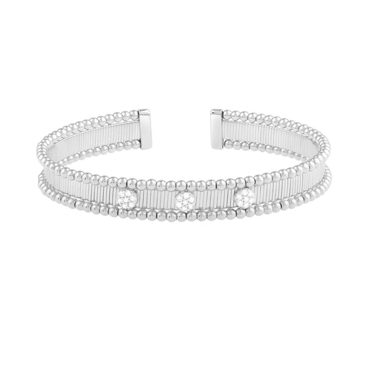 Royal Chain 14K Pallina Diamond Bangle WB10221