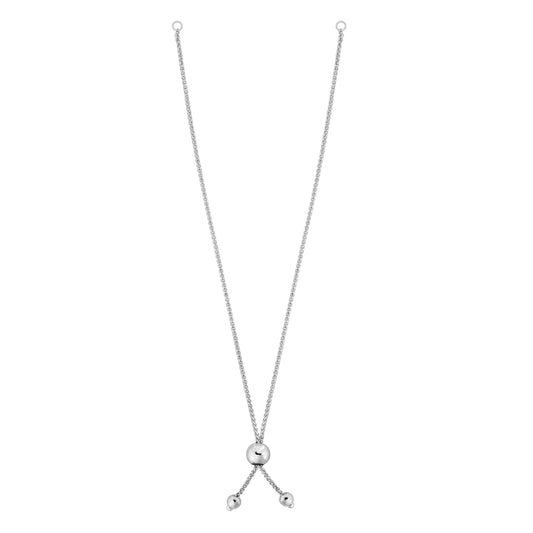 Royal Chain 14K Gold Round Wheat Chain with Ball Slide Friendship Bracelet WBRC1096