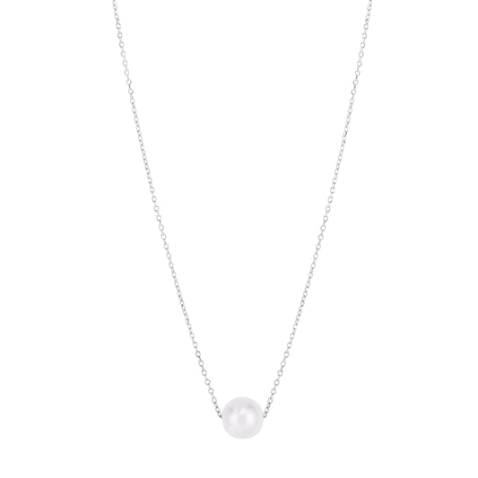 Royal Chain 14K Pearl Necklace Solitaire RC13547