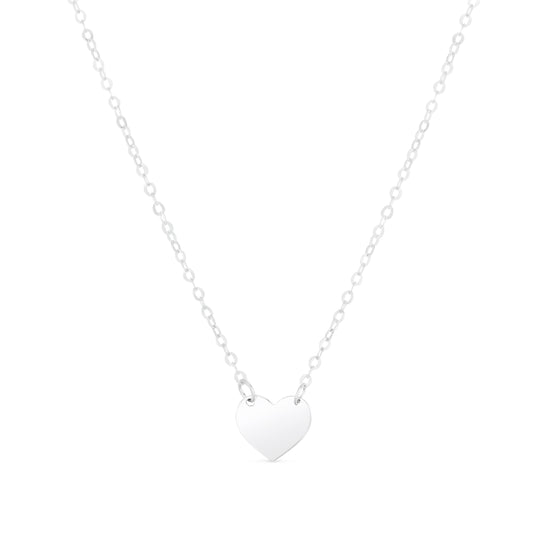 Royal Chain 14K White Mini Heart Pendant WRC13629