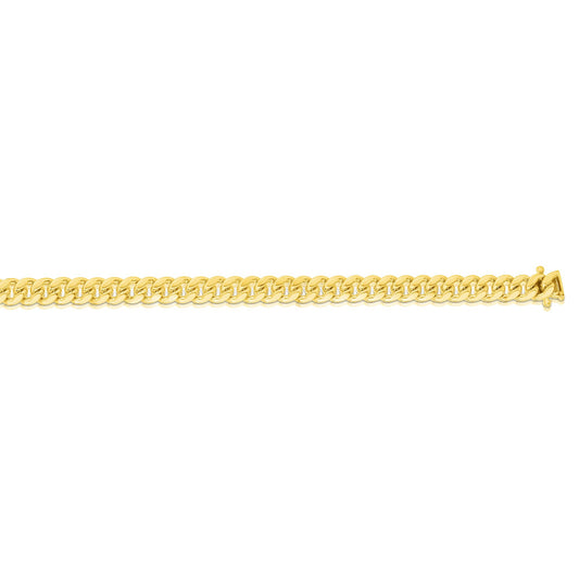 Royal Chain 10K Gold 5mm Semi-Solid Miami Cuban Chain ZNHMC150