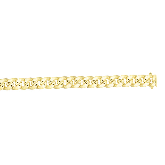 Royal Chain 10K Gold 6.6mm Semi-Solid Classic Miami Cuban ZNHMC180