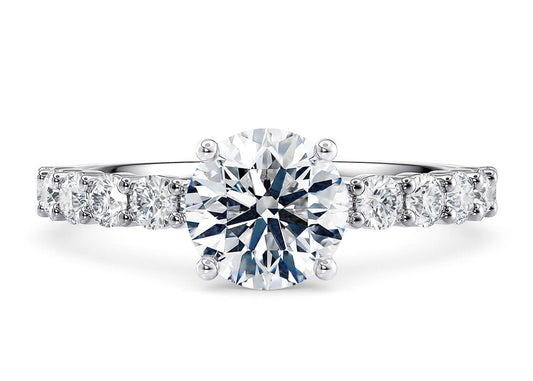 Akinia Round Shape Claw Diamond Band 2.30 mm