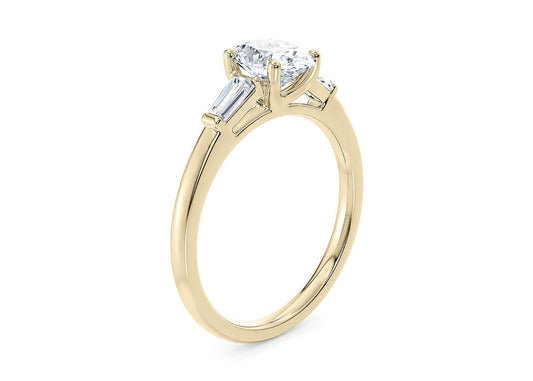 Alexandria Oval Shape Claw Trilogy 1.90 mm