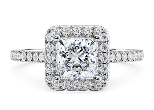 Aphrodite Princess Shape Castle Halo 1.60 mm