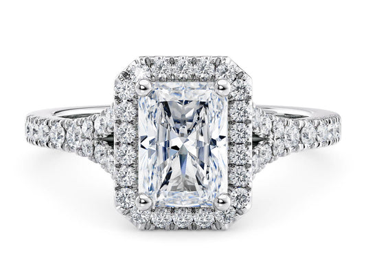 Battersea Radiant Shape Halo Castle 1.80 mm