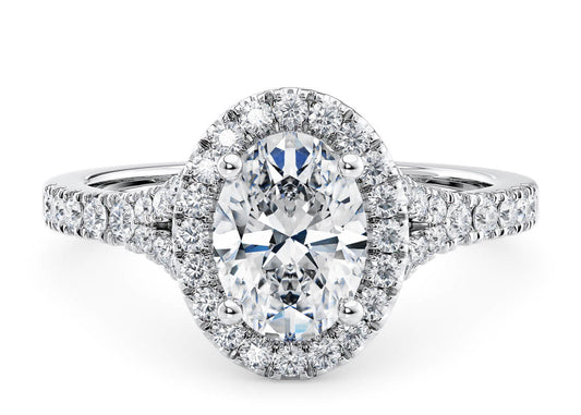 Battersea Oval Shape Castle Halo 1.80 mm