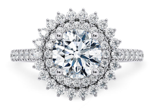 Berkeley Round Shape Claw Halo 1.80 mm