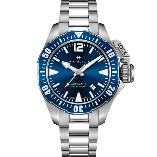 Khaki Navy Frogman Auto H77705145