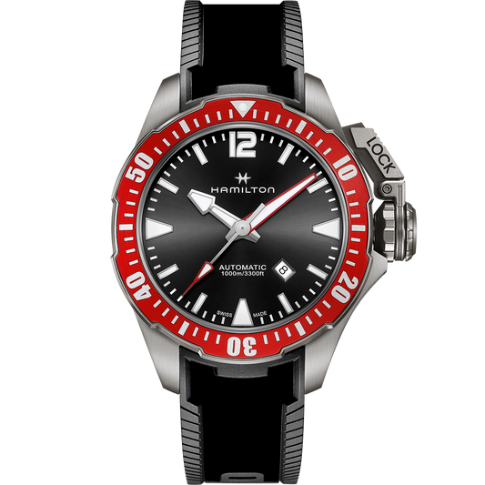 Khaki Navy Frogman Titanium Auto H77805335