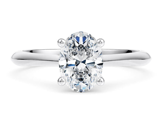 Iris Oval Shape Thread Solitaire 2.20 mm