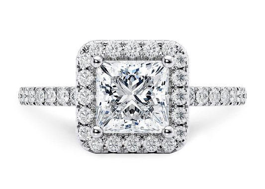 Isabella Princess Shape Castle Halo 1.60 mm