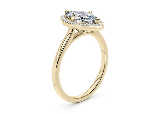 Minerva Marquise Shape Thread Halo 1.60 mm