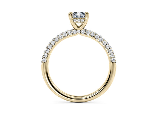 Muse Radiant Shape Diamond Band Pave Setting 2.50 mm