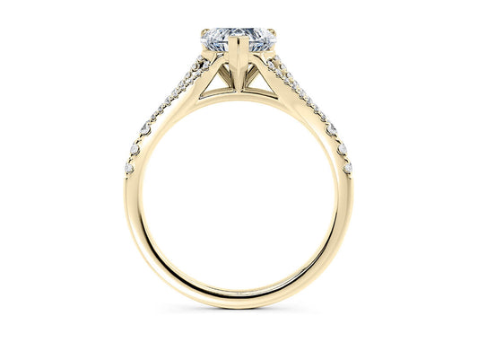 Oxford Heart Shape Claw Diamond Band 1.80 mm