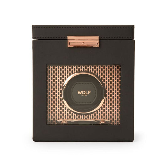 Wolf Axis Single Watch Winder With Storage 469216