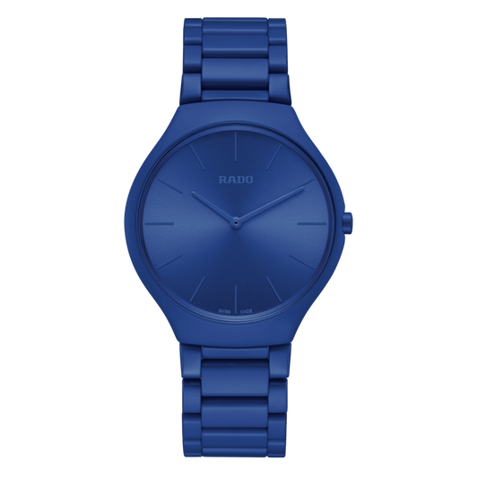 Rado True Round Thinline Les Couleurs™ Le Corbusier Spectacular ultramarine 4320K R27092622