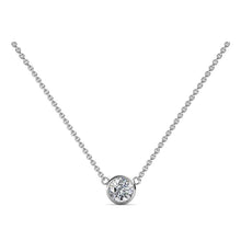 Load image into Gallery viewer, 14k 0.25ctw Diamond Solitaire Necklace
