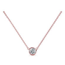 Load image into Gallery viewer, 14k 0.20ctw Diamond Solitaire Necklace
