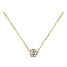 Load image into Gallery viewer, 14k 0.33ctw Diamond Solitaire Necklace
