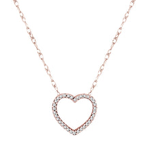 Load image into Gallery viewer, 0.11ctw Diamond Heart Pendant
