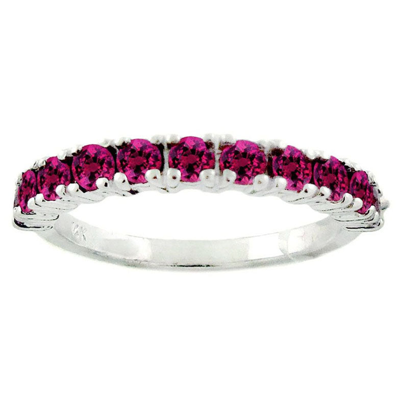 14k 1.17ctw Ruby Stackable Ring