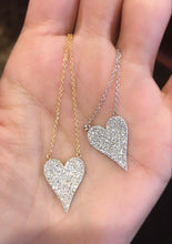 Load image into Gallery viewer, 14k 0.50ctw Diamond Heart Necklace
