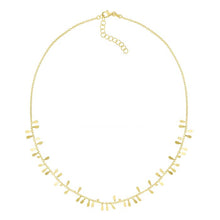 Load image into Gallery viewer, 14K Gold Flora Strand Necklace
